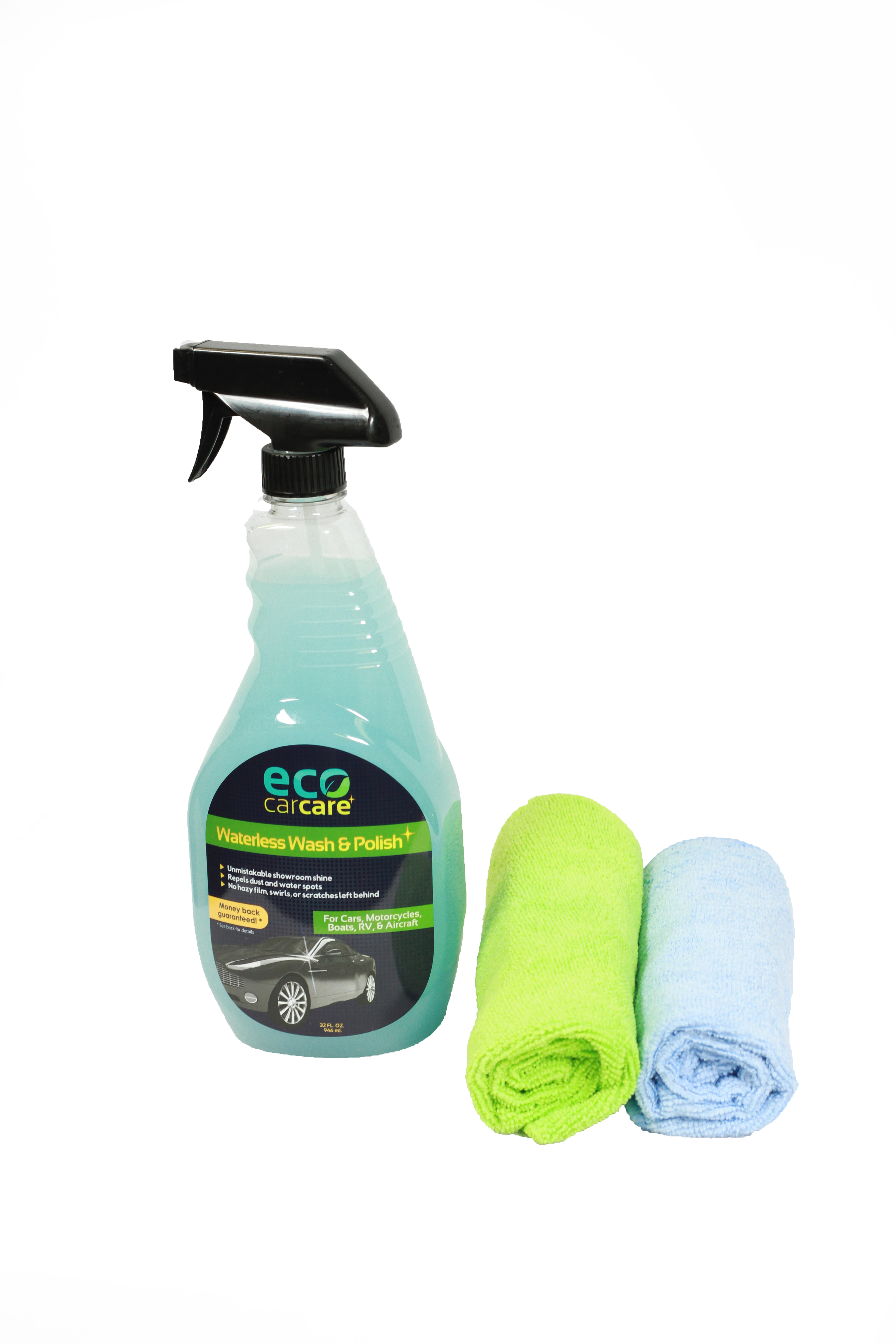 REV Auto Car Window Cleaning Kit - Includes 32oz Car Window Cleaner and 3  Window Drying Towels | Ammonia Free Glass Cleaner That is Tint Safe | Auto